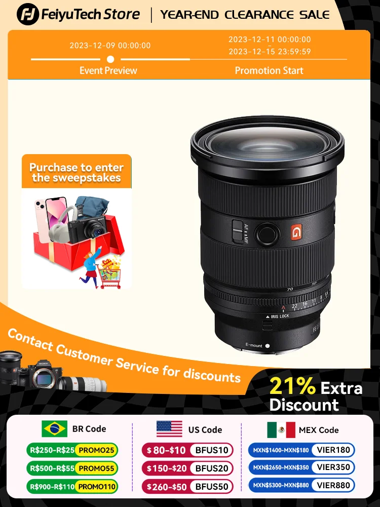 Sony FE 24-70mm F2.8 GM II Full-frame Standard Zoom G Master lens