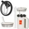 40oz Lid for Stanley Flip Straw Leak Proof Tumbler Lid Replacement for Stanley Cup Accessories Straw Cover
