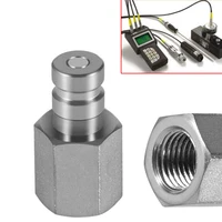 1/8" Body PD342 Series PD Steel Test Port & Diagnostic Equipment Quick Nipple 1