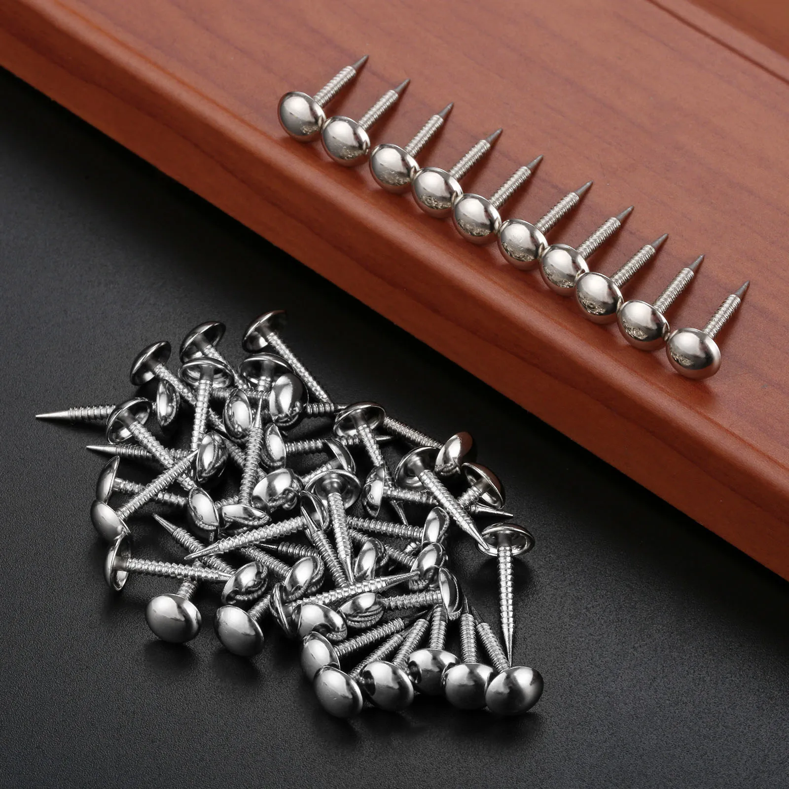 Upholstery Nail Furniture Tack Stud Pushpin Doornail Jewelry Wood Box Sofa Upholstery Nail Hardware Home Decor 8*20mm 50pcs