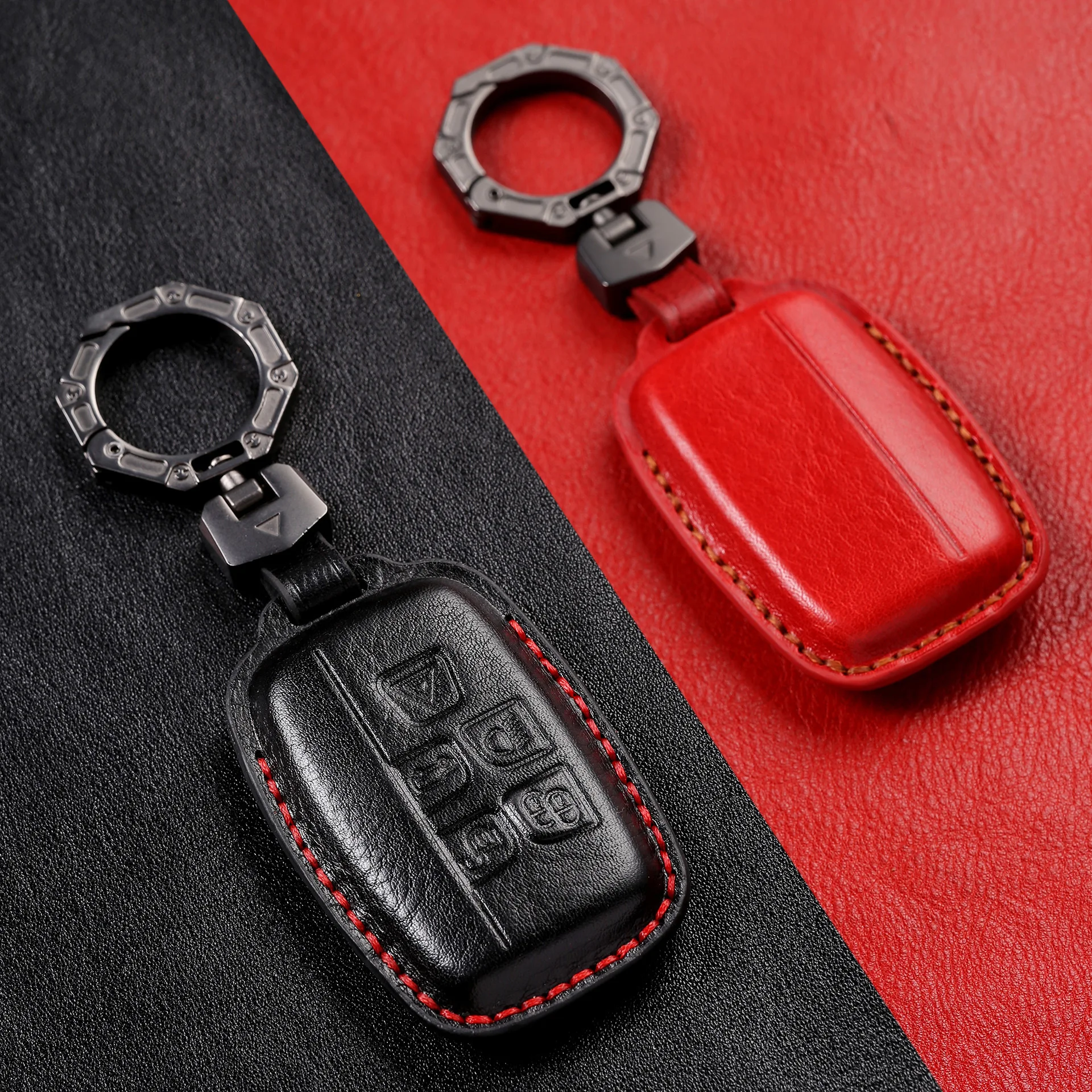 1Pc Car Key Case Cover Per Jaguar F-Pace Xf Xj Xe Xjl F-Type Remote Control Protector Per Jaguar S Performance Logo Accessori