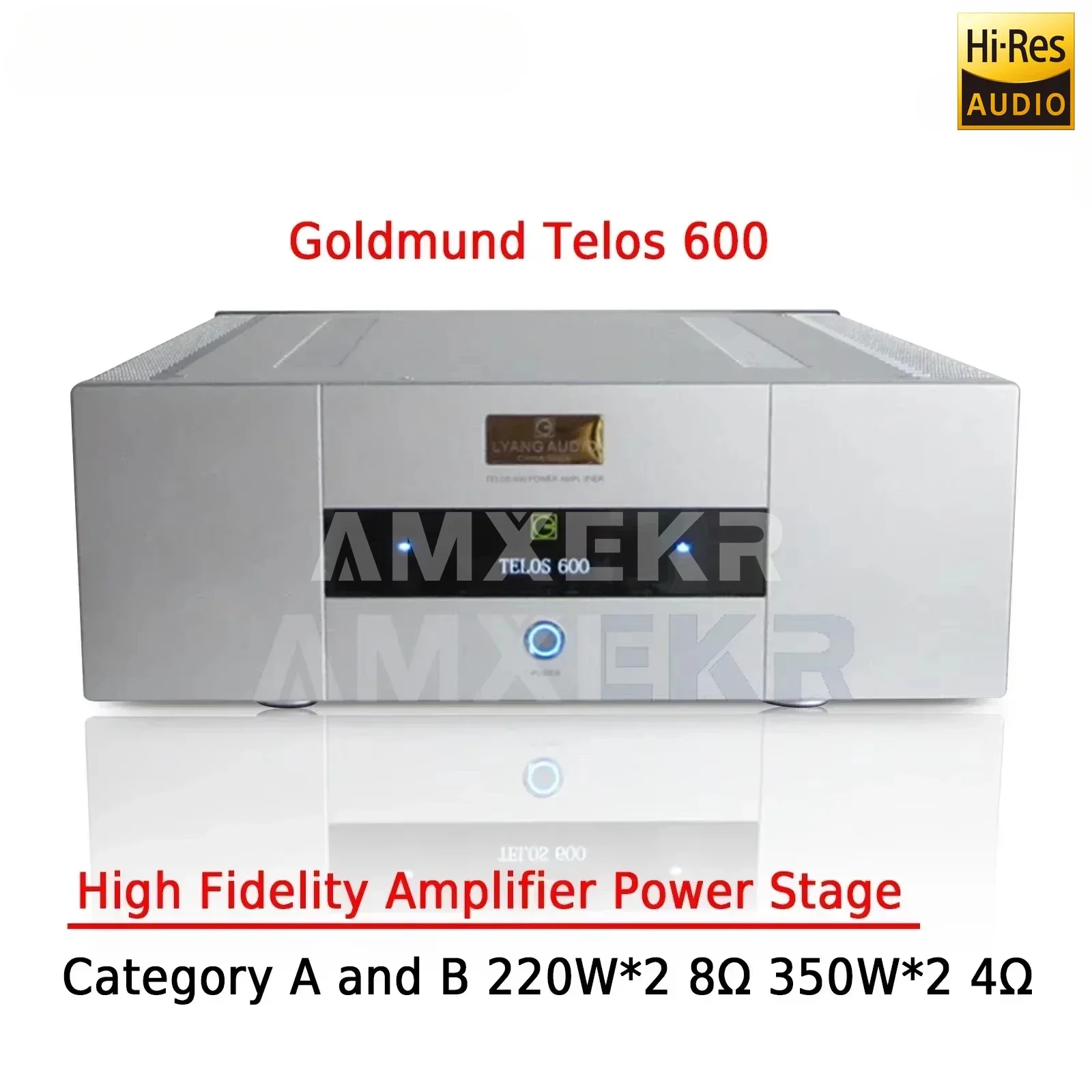 Goldmund Telos 600 Pure Power Amplifier Fever Hifi 350W*2 Class A