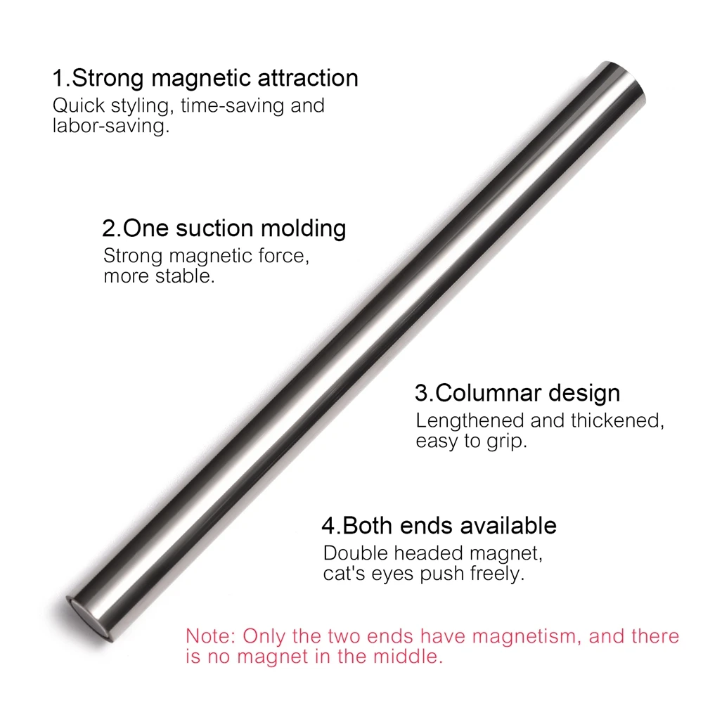 Manicure Multi-function Magnet UV Gel Nail Salon Cat Eye Long Strip Magnet French Cat's Eye Nail Stick Art Manicure Tools magnetic nail art tools cat eye nail tool magnetic nail tools nail care tools