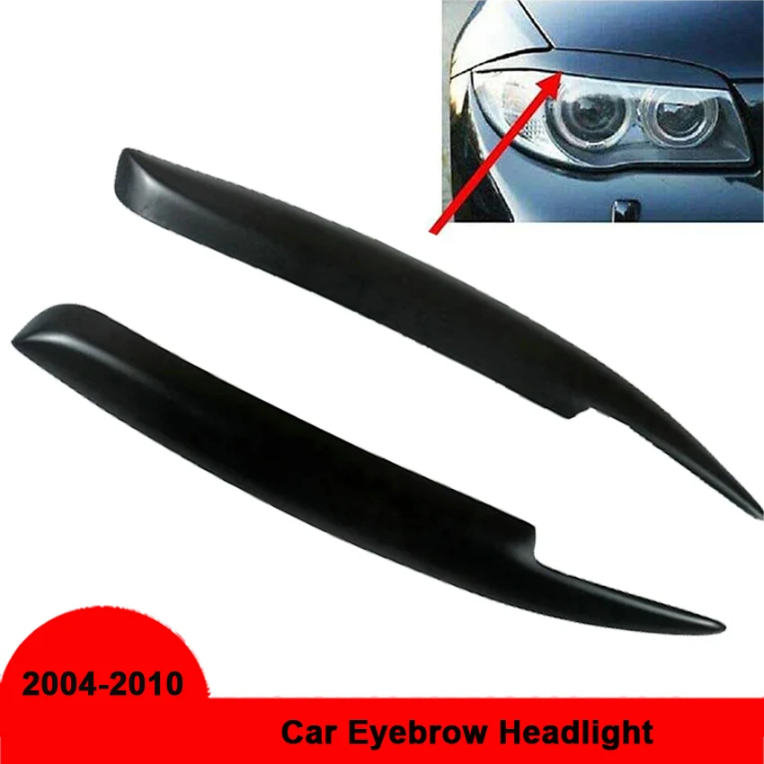 

Для Bmw1 серий E81 E82 E87 E88 2004 ~ 2010 Автомобильная накладка на переднюю фару, головная лампа, оболочка для глаз, декоративные наклейки высокого качества