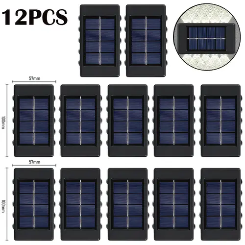 10 LED Solar Wall Lamp Outdoor Waterproof Solar Powered Light UP and Down Illuminate Home Garden Porch Yard Decoration - Image 17