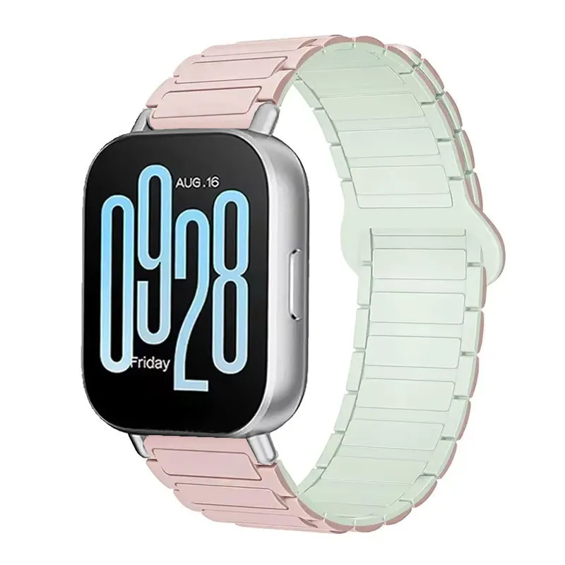 Magnetic Silicone Loop Strap Wristband, 22mm