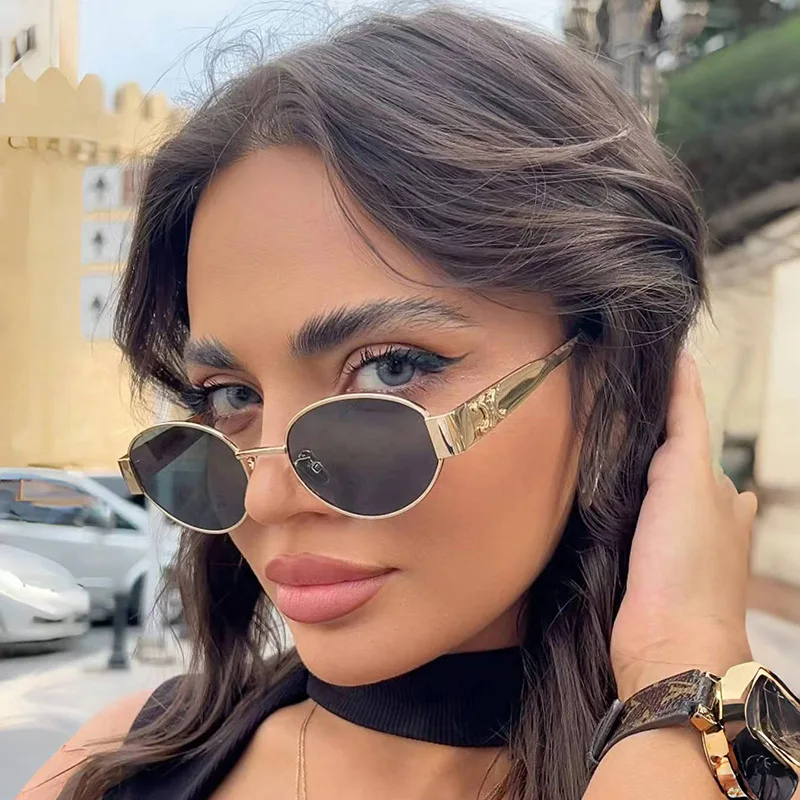 Gafas Ovaladas Vintage Gafas De Sol Ovaladas Vintage Para Mujer