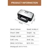 1000W Electric Sandwich Maker Double-sided Heating Bread Grill Baking Toaster Home Kitchen Breakfast Machine Pancake Pan 토스터기 5