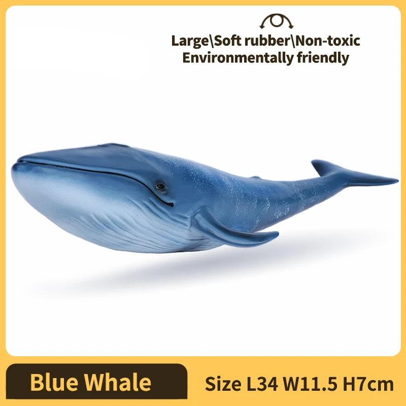Sea Life Animals Blue Whale Miniature Ocean Decoration Toy