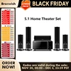 5.1 Home Theater Set 60W Bluetooth Speaker Surround Sound System Subwoofer Speakers Audio Set For Gamer Karaoke KTV Home Cinema