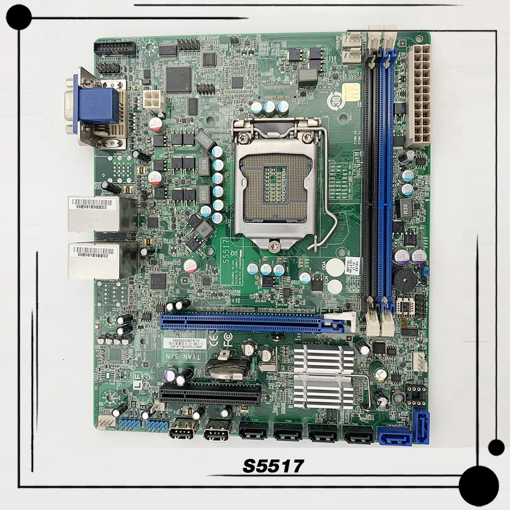 Scheda Madre Del Server Per Xerox C60 C70 Infuocato E200-05 S5517G2Nr-Le-Efi Test Perfetto Per Tyan S5517