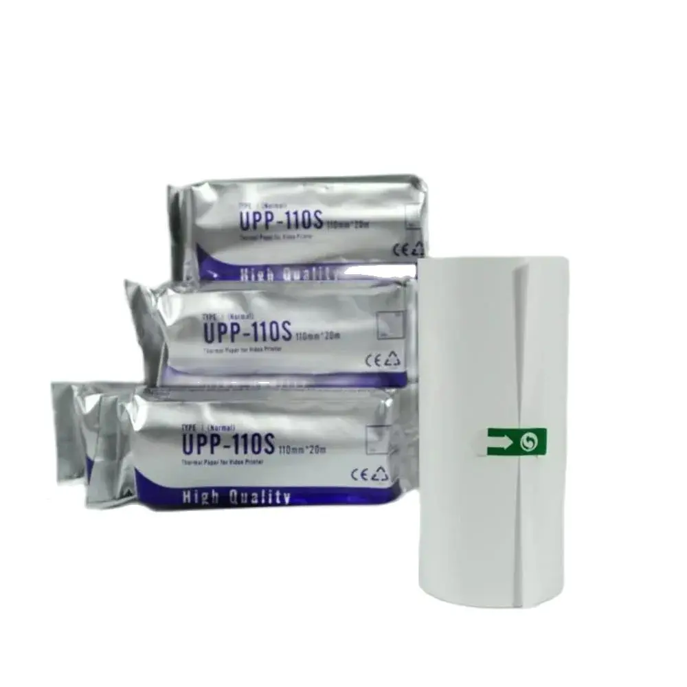 UPP-110S 열 인쇄 용지 롤 초음파 용지,  UP-890 UP-895MD UP-D895 UP-897MD UP-미쓰비시 P91 용, 10 롤