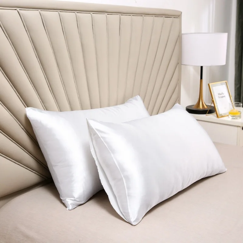 Pillowcase Silk Pillow Cover Silky Satin Hair Beauty Pillow case Comfortable Pillow Case Home Decor wholesale 2