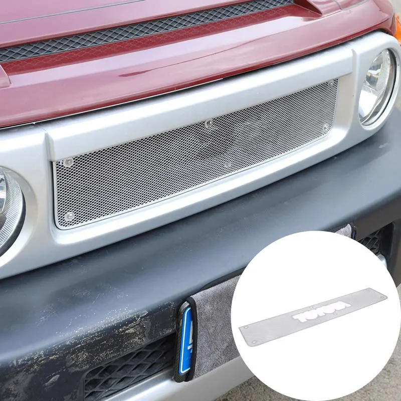 

For Toyota FJ Cruiser 2007-2021 Stainless steel silver Grille Insect Prevention Modification Accessories