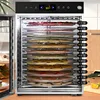 12 layer Food dehydrator Multifunctional Rotation Dryer Fruit Machine 304 Stainless Steel Household And commercial 6
