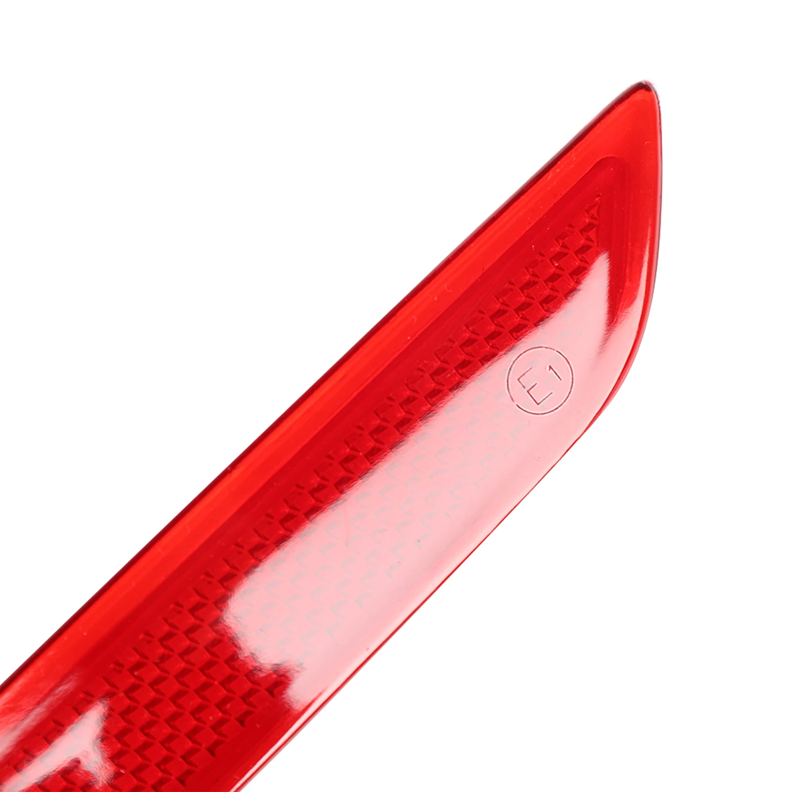 오른쪽 왼쪽 후면 범퍼 반사경 레드 렌즈 반사 스트립 (폭스바겐 캐디 MKIV 4 2016 2017 2018 2019 2020 2021 2022용, 전구 없음)