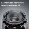 FiiO SA1 High-Fidelity Desktop Speaker. 31-Band PEQ, LDAC Bluetooth,20W2+5W2 Output, Phono Preamp, Wood Fiber Woofer 4