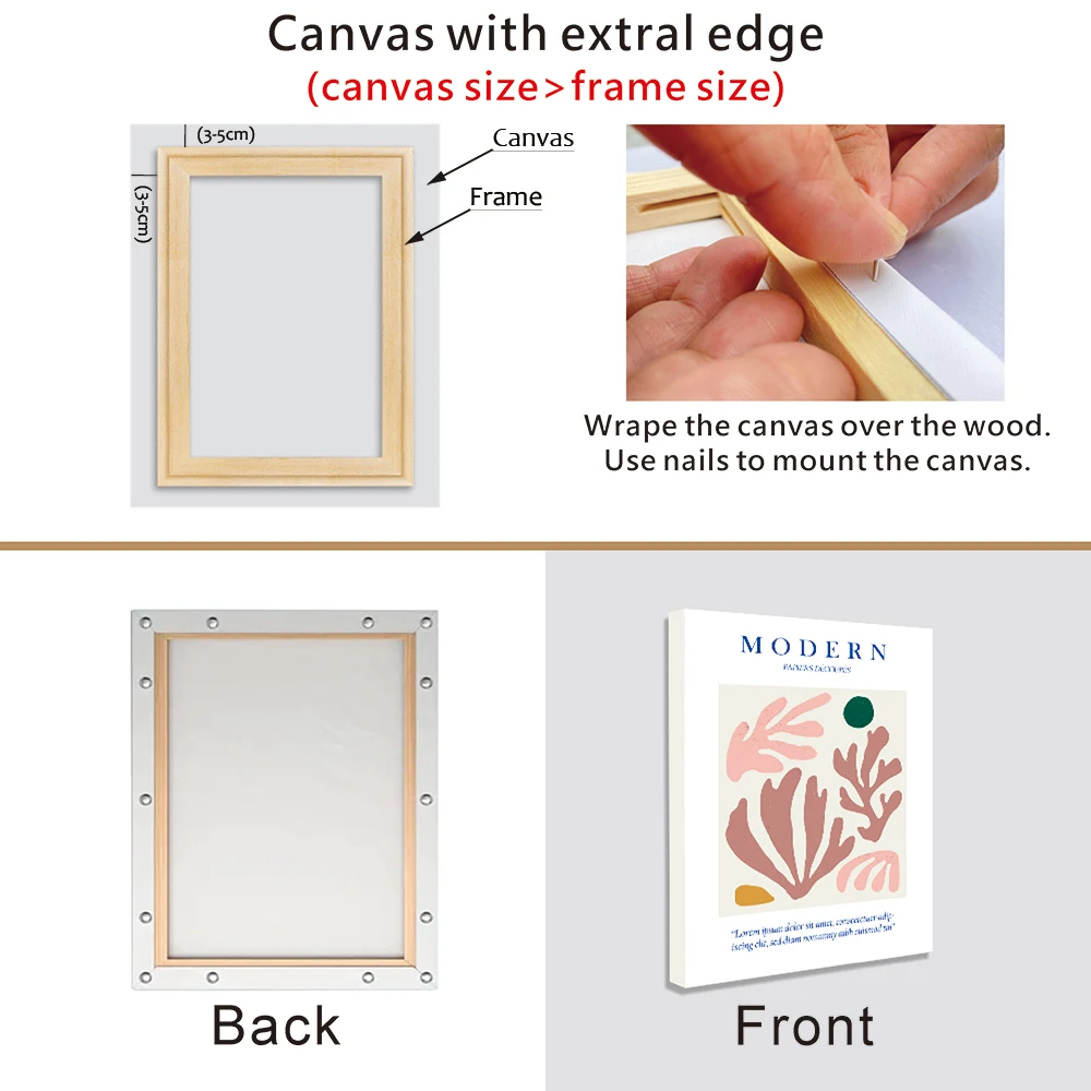DIY Wooden Canvas Frame Kit 6