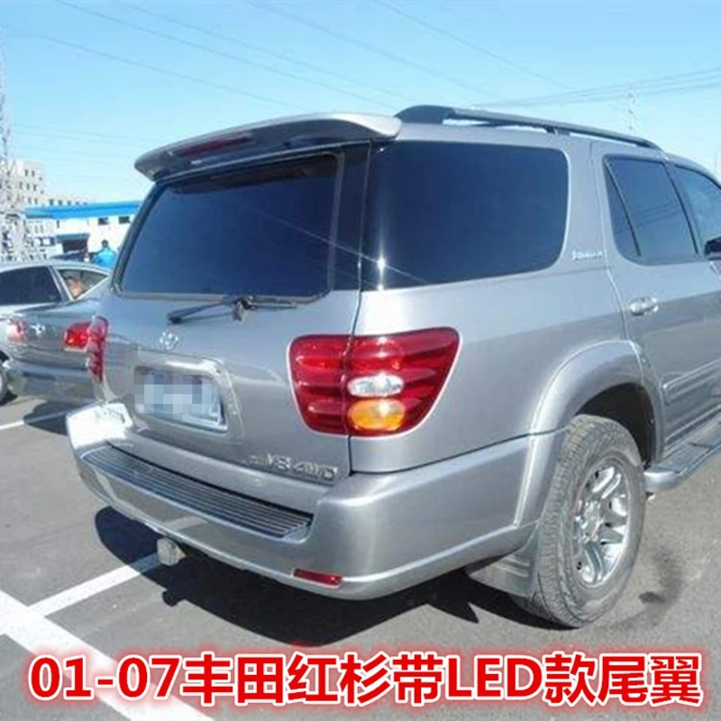 

For Toyota Sequoia Spoiler ABS Material Car Rear Wing Primer Color Rear Spoiler For Toyota Sequoia Spoiler 2001-2007