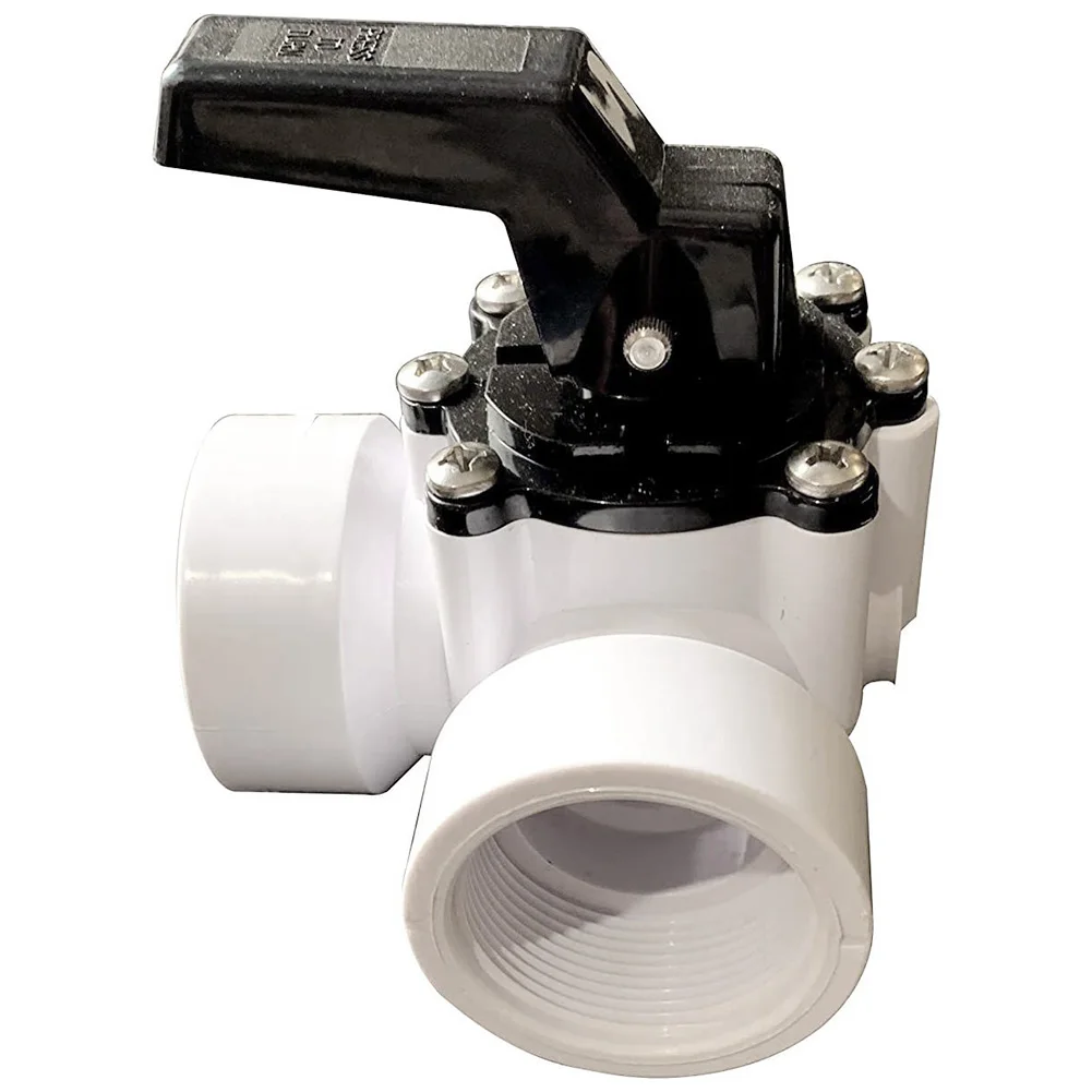 

Swimming Pool Diverter Valve - 1 1/2 Inch 3 Way Port Diverter Valve For Garden Pond Spas Hot Tubs Swimming Pools Diverter Valve