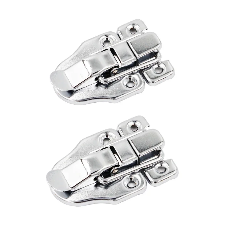 Vintage Jewelry Wood Box Hasps Drawer Latches Decorative Suitcases Hasp Latch Buckle Clasp Furniture Hardware 40*62MM 1pc