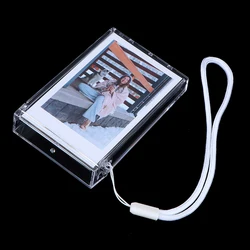 Compact Transparent Photocard Holder Album for Photos and Name Cards (A)