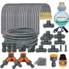 5-30M Adjustable Brass Atomizer Watering System Connected to 1/4" Hose Irrigation Greenhouse Smart Timer Plants Lawn watering 1