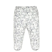 3PCS/Lot Spring Autumn Footed Baby Pants 100% Cotton Baby Girls Boys Clothes Unisex Casual Bottom PP Pants Newborn Baby Clothing 4