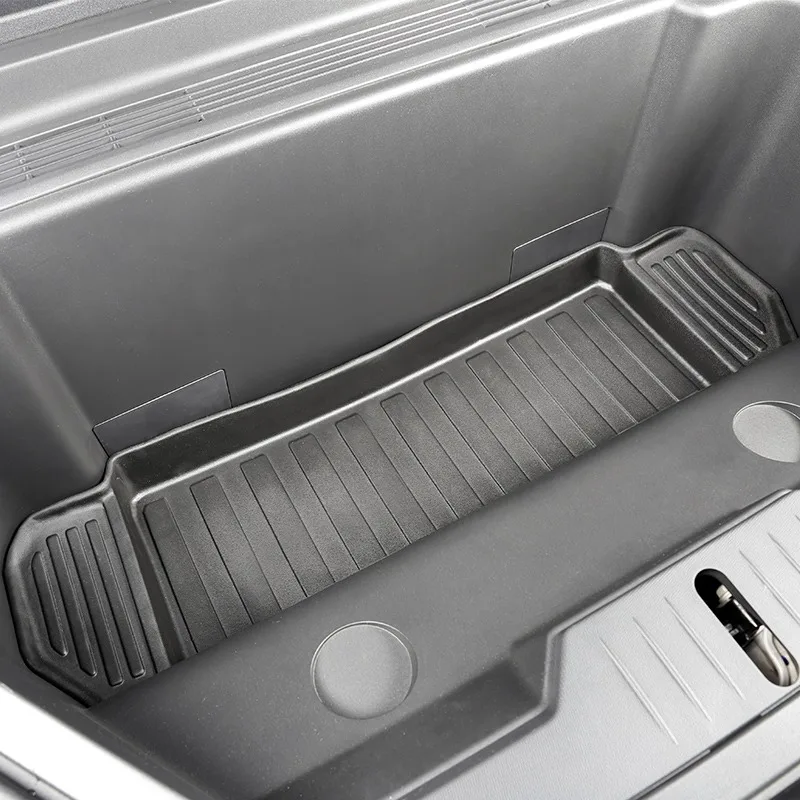 

Car Front Trunk Liner Cargo Mats Tray TPE Dustproof Trunk Mat Waterproof Cargo Liner Pad for Ford Mustang Mach-E 2021 2022