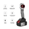 NANWEI 21V Hot Melt Machine Cordless 340℃ PPR PE PVC Water Pipe Melter Plastic Welding Machine with Replacement Heads 4