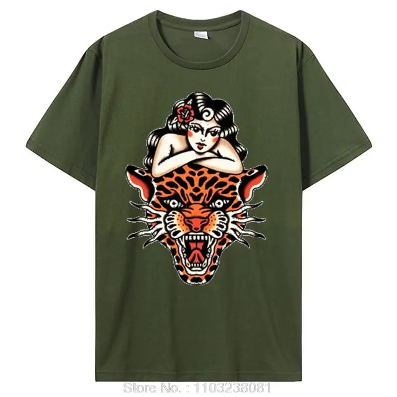 Verkauf Männer T Shirt Mode T-shirt Sommer Baumwolle Tops Pin Up Girl Hot Rod Rockabilly Tattoo Musik Garage Oldschool V8 USA_voghion.com