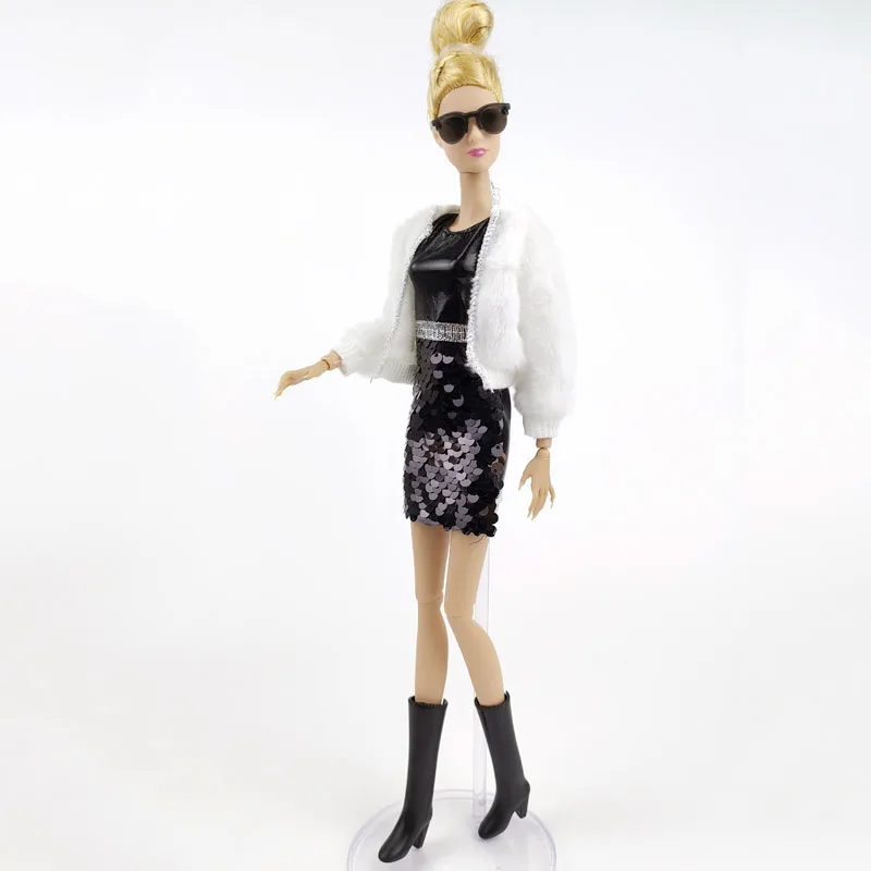 Conjunto de ropa de moda para muñeca Barbie, trajes de oficina