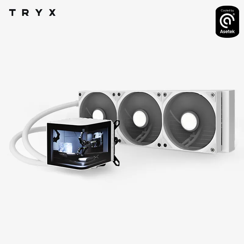 TRYX PANORAMA 360mm liquid cooler ARGB 6.5-inch curved