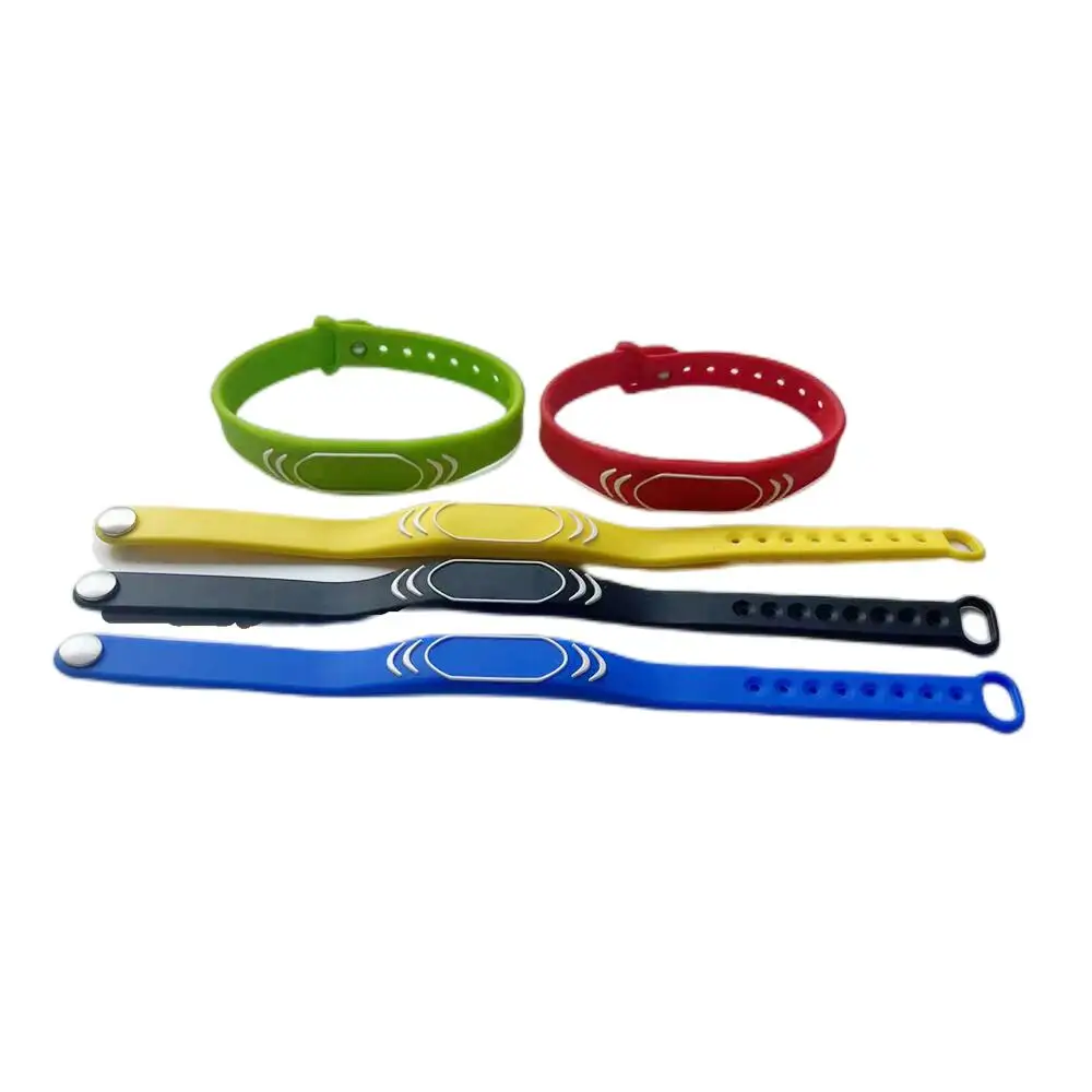 

1Pcs 13.56Mhz S50 IC Read Only RFID Wristband Silicone Wrist Strap Card Key Keyfob For Access control Parking Bath