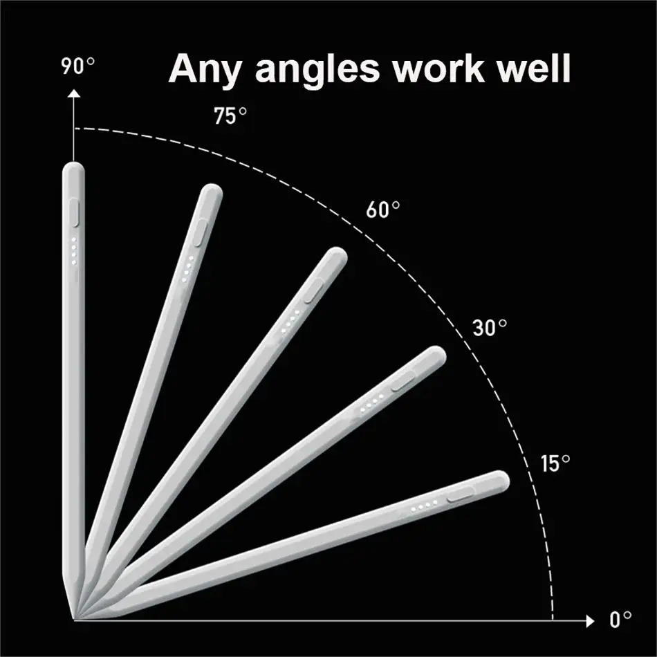 아이패드용 스타일러스 펜, 액티브 펜슬, 아이패드 6, 7, 8, 9 프로, 10.9 11, 12.9 에어 3, 4, 미니 5 호환