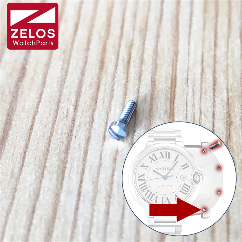 Vite Precisa In Acciaio Per Coperchio Posteriore Della Cassa Dell'Orologio Ballon Bleu De Cartier