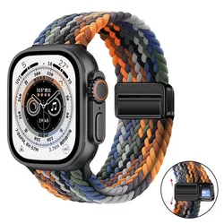 Breathable Nylon Loop Strap with Magnetic Closure - 44mm 45mm 46mm 49mm (Camouflage cowboy)