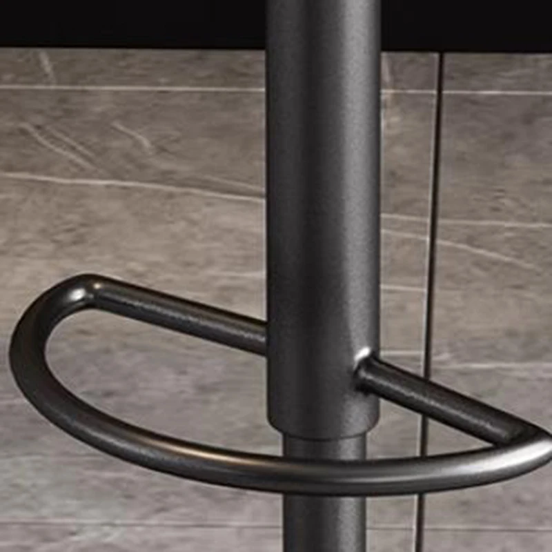 PU-leather Nordic Bar Chair High Stool Liftable Modern Swivel Bar Chair Reception Adjustable Furniture Taburete Alto LLBC