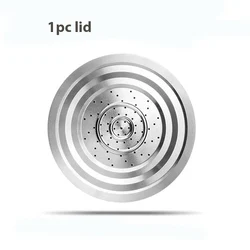 ICafilas Stainless Steel Refillable Coffee Capsule with Reusable Filter (1pc lid)