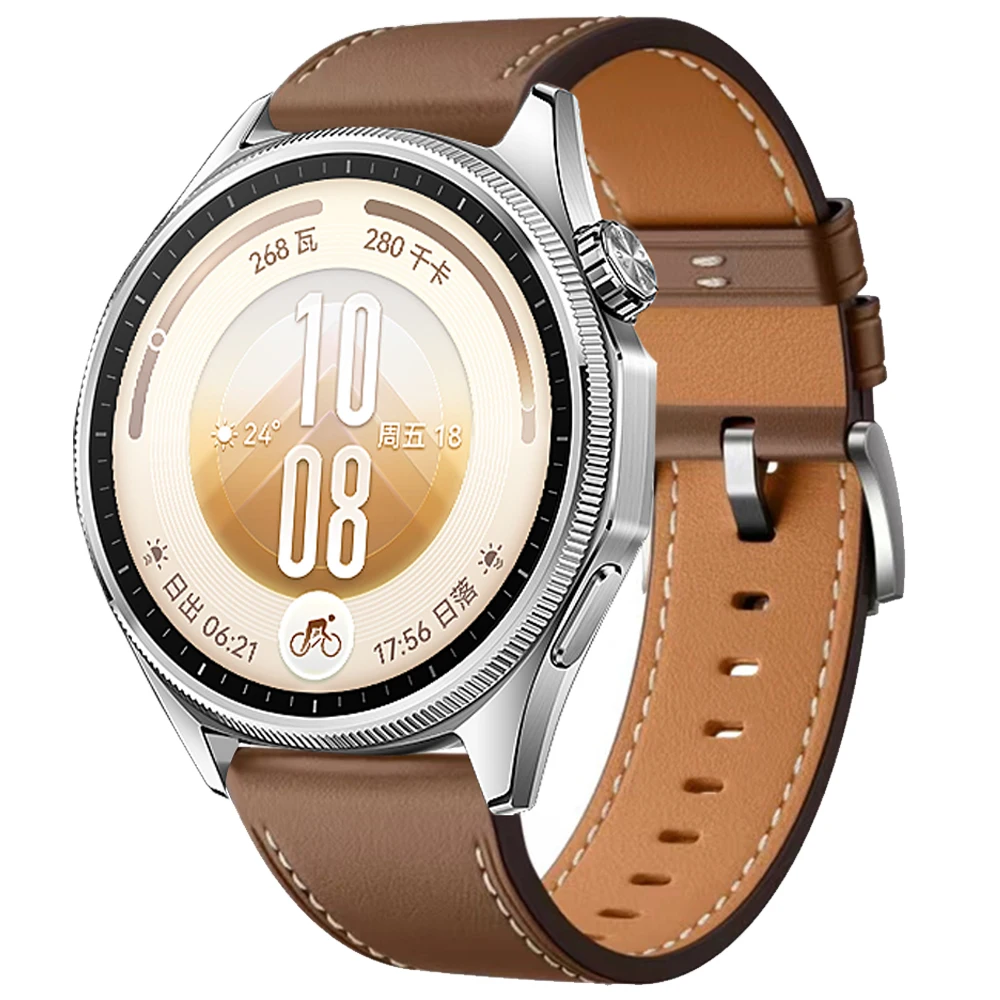 Premium Leather Watch Strap Replacement Band - Elegant Bracelet Accessory