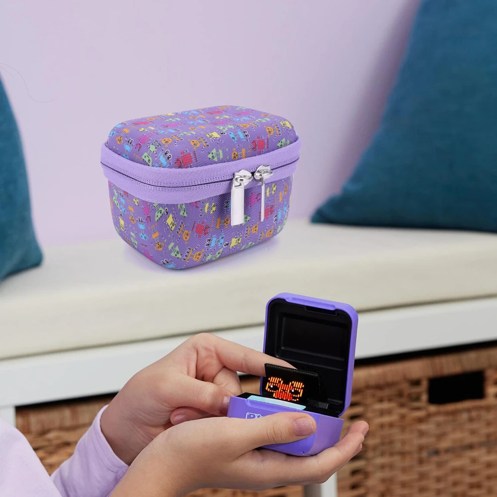 Étui Silicone Pour Bitzee Digital Pet - Anti-chocs, Avec Dragonne - Rose - Protection Jouet Interactif Enfant