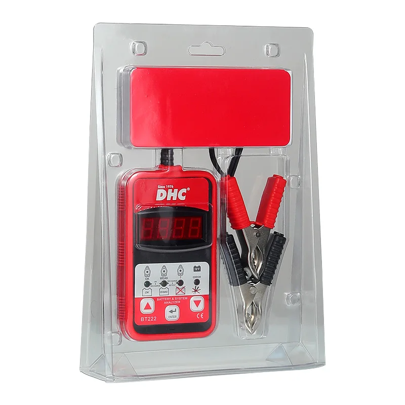 DHC BT222 Digital Battery charging starting System Analyzer with ping