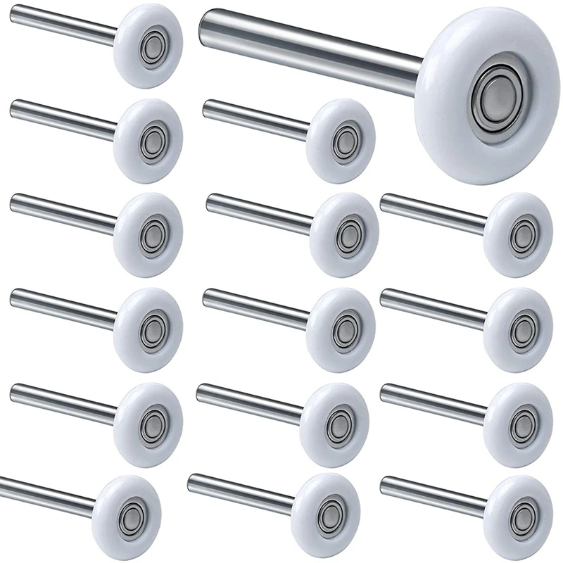 

Hot 12Pack 2 Inches Garage Door Rollers, 6200ZZ Bearing Nylon Garage Door Roller,For Residential And Commercial Garage Doors