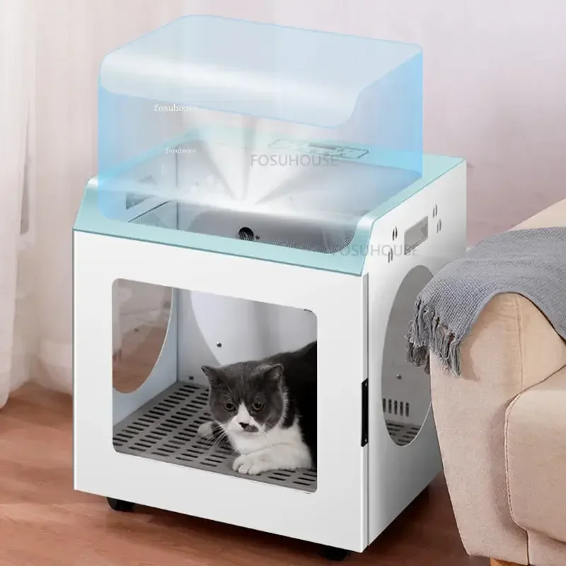 Upscale Pet Dog Dryer Fully Automatic Pet Supplies Drying Box Multifunction Mute Household Intelligent Dryer Blower ZAQ