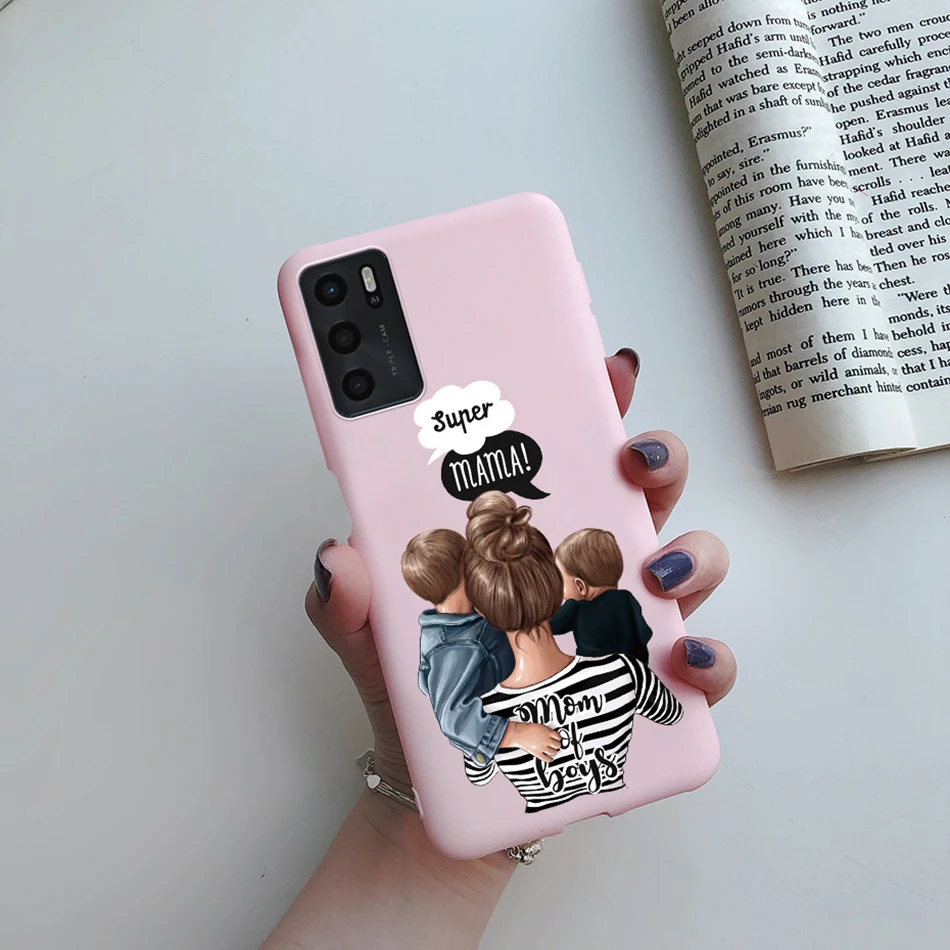 For OPPO A16 A16S 2021 Case Beauty Girls Painted Phone Case For OPPOA16 A 16 CPH2269 A54S 4G CPH2273 Soft Cover Protect Bumper cases for oppo cases