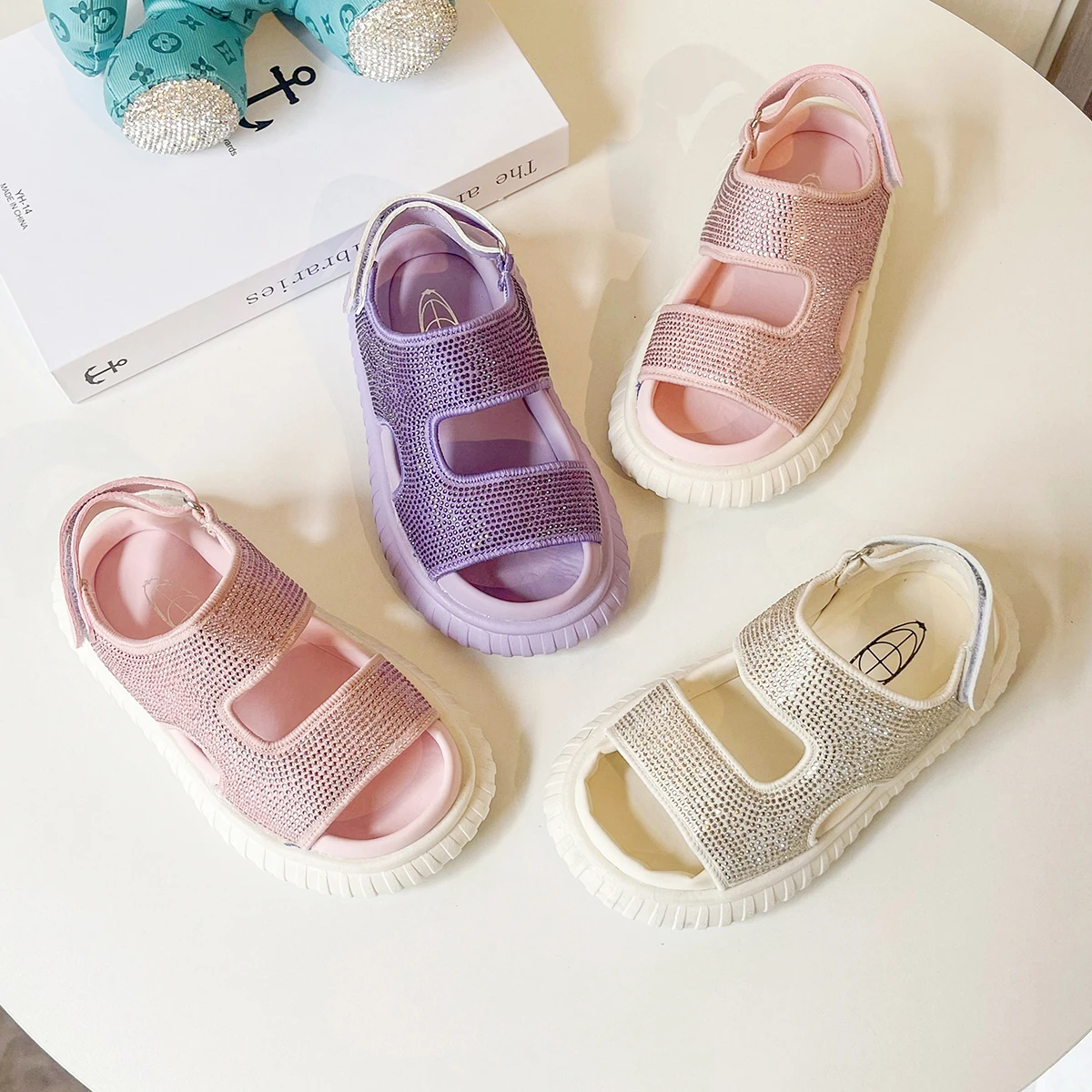 Girls Summer Sandals Non Slip Beach Shoes