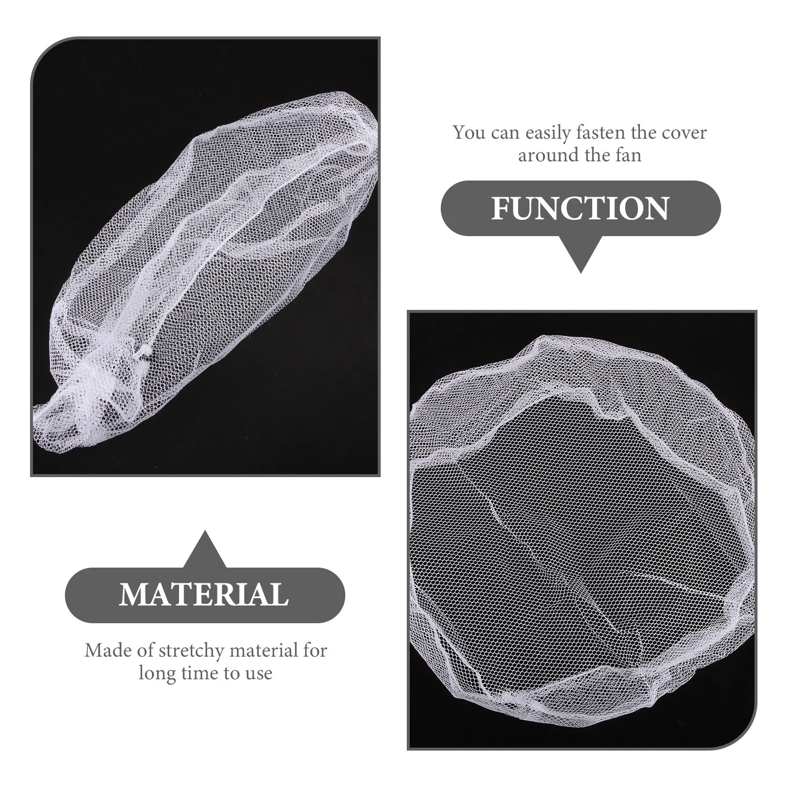 어린이 안전 선풍기 커버 네트 메쉬 커버, 바닥 보호대 전기 먼지 , 2 개