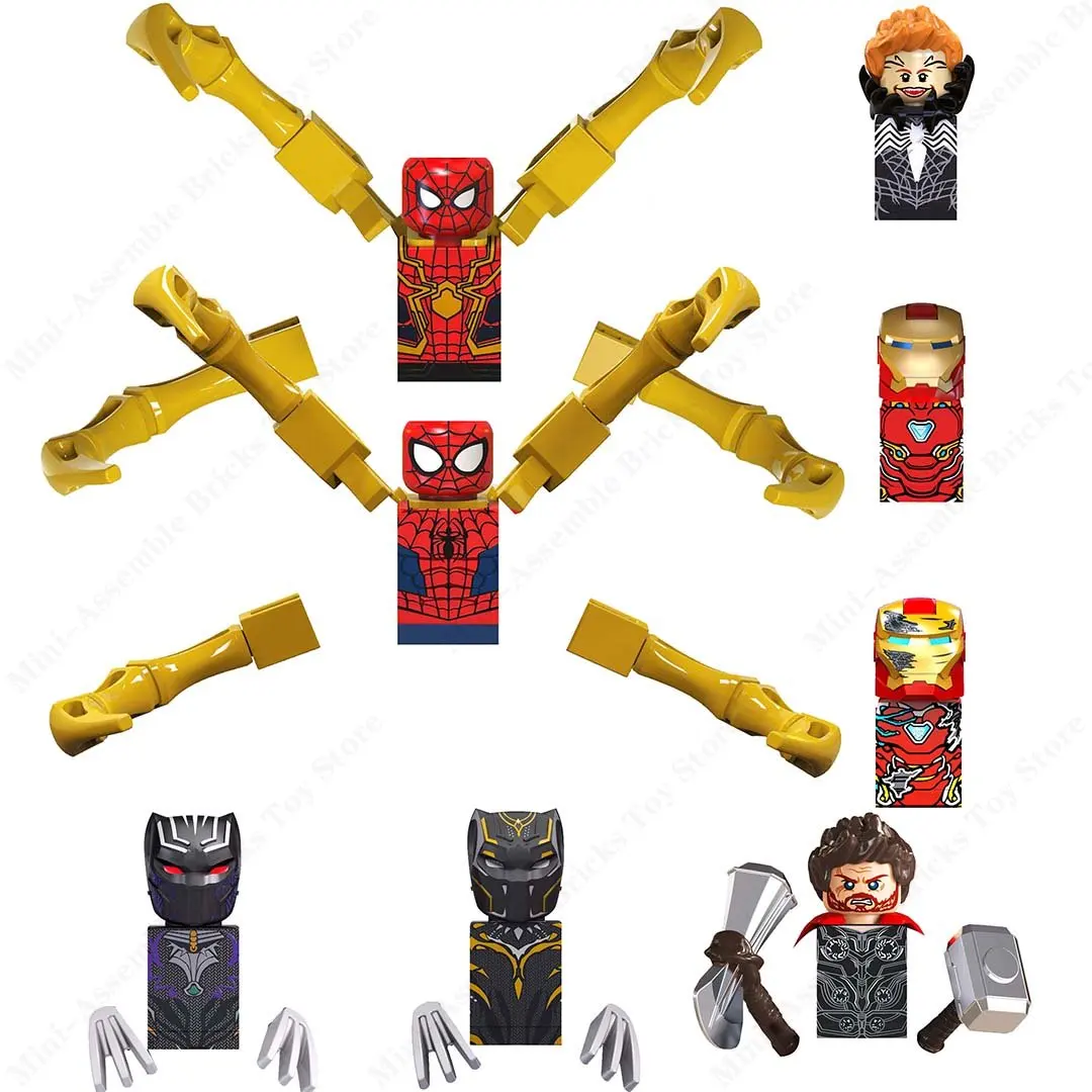 

WM Blocks TV6201 Disney Movies Anime Heroes Bricks Dolls Mini Action Toy Figures Building Blocks Assemble Toys Birthday Gifts