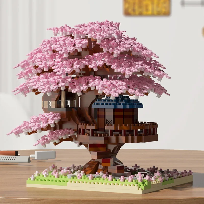 Micro Building Blocks Brick Assembly DIY House Toy