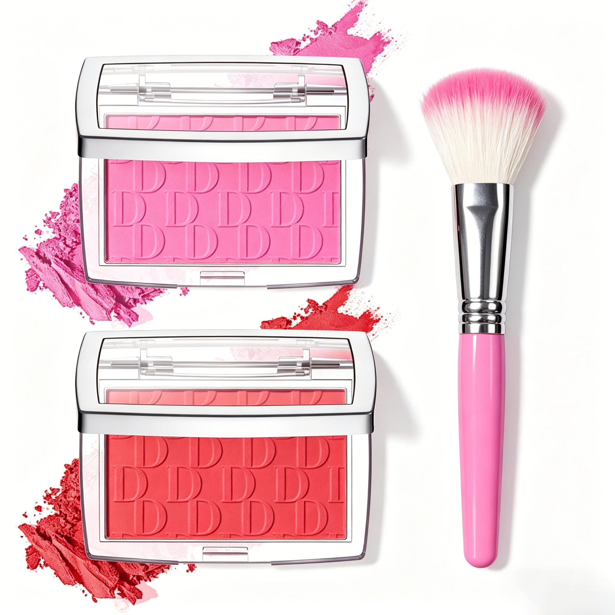 Matte Embossed Blush Palette Set 1